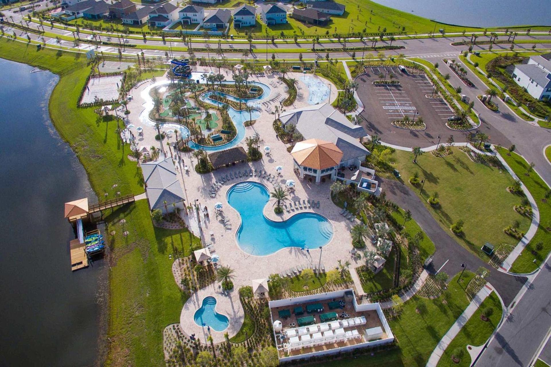 Family Resort - 4Br Home Near Disney - Private Pool, Bbq! キシミー エクステリア 写真